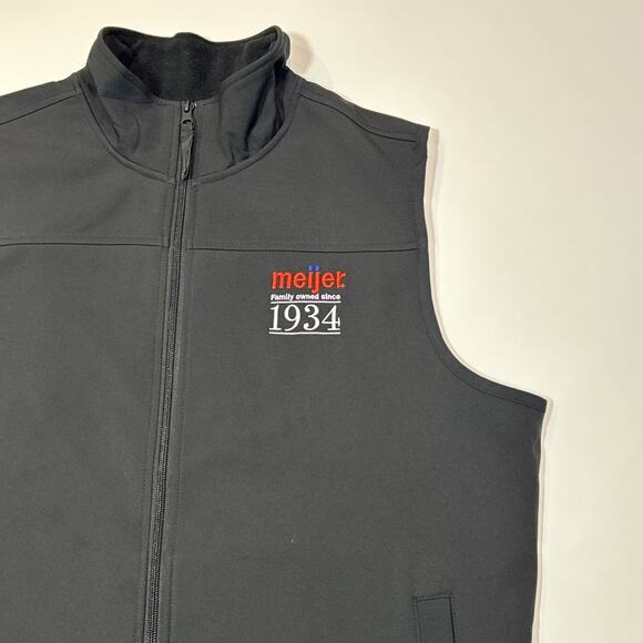 Meijer Employee Vest Unisex Large Crew Member Team Member Jacket Sleeveless - Picture 3 of 12